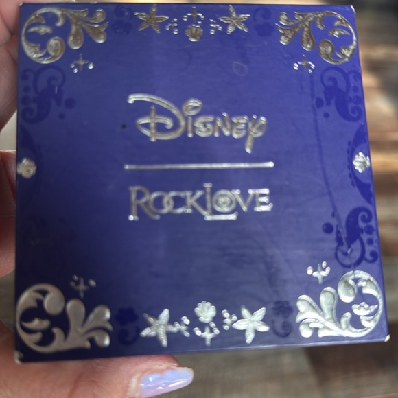 Disney Little Mermaid Purple Jewelry Box with Gold Necklace by Rock Love Jewelry - Picture 3 of 7